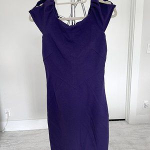 Diane Von Furstenberg Dress Size 8 / Rare purple indigo color! New without tags